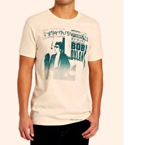 Lucky Brand Bob Dylan Japan Logo rock contry Official cotton T-Shirt XL NWT